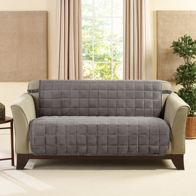 Deluxe Box Cushion Loveseat Slipcover