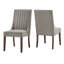 Aleysia Upholstered Channel Back Dining Side Chair-1537954307