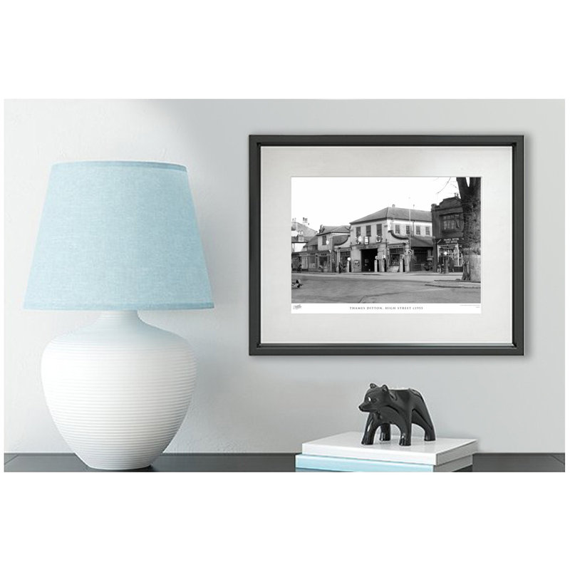 Thames Ditton, High Street C1955 by Francis Frith - Single Picture Frame Print, 45cm H x 60cm W x 2.3cm D