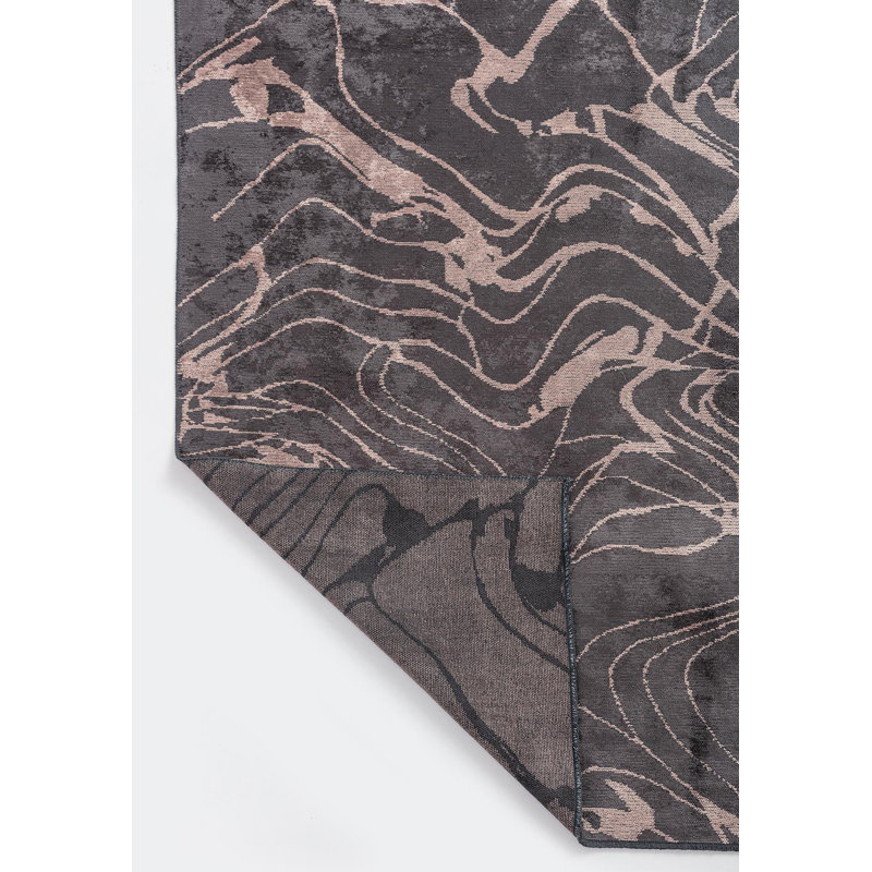 Rapture Abstract Area Rug, Rectangle 9'10" x 14'