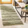 Bester Handwoven Cotton Green Area Rug