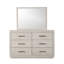 Commode transitionnelle l 61,6 po, gris clair