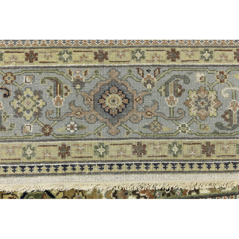 Tapis oriental crème Indo-Karajeh