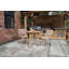 Roma 2 seater stacking bistro set
