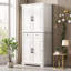 Garde-manger de style campagnard 71 pouces UnaNoxa avec 3 organisateurs coulissants et 6 tablettes-129059920