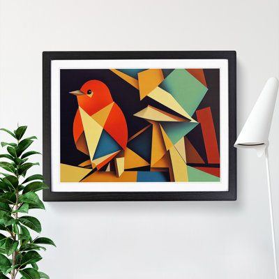 Abstract Robin Bird Vol.1 - Framed Print
