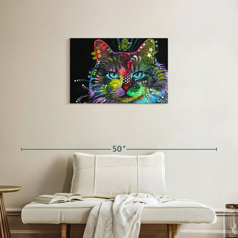 Blue Stare, 20" H x 30" W