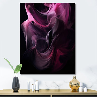 «Pink and Black», impression sur toile