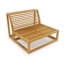 Outdoor 6 - Piece Teak Conversation Set