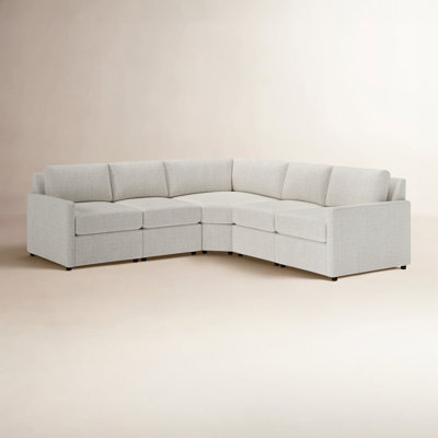 Damari 108" 5 - Piece Modular Wedge Corner Sectional