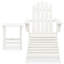Chaise Adirondack en bois massif avec table Levens-793264167