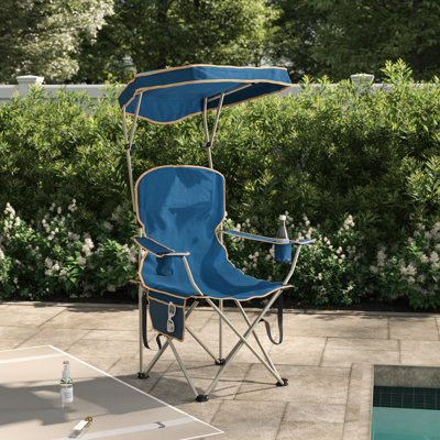 Brenda Max Shade Folding Chair - Navy