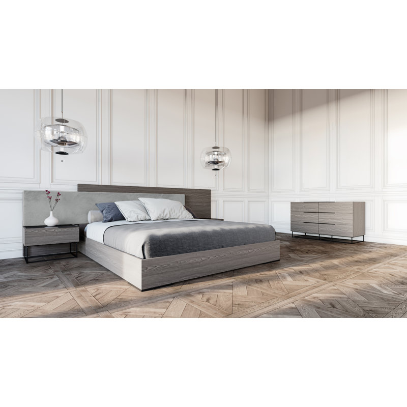 Ensemble de chambre à coucher 4 pièces Enzo, Très grand