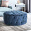 Moderne en velours bleu avec une touche chic de luxe