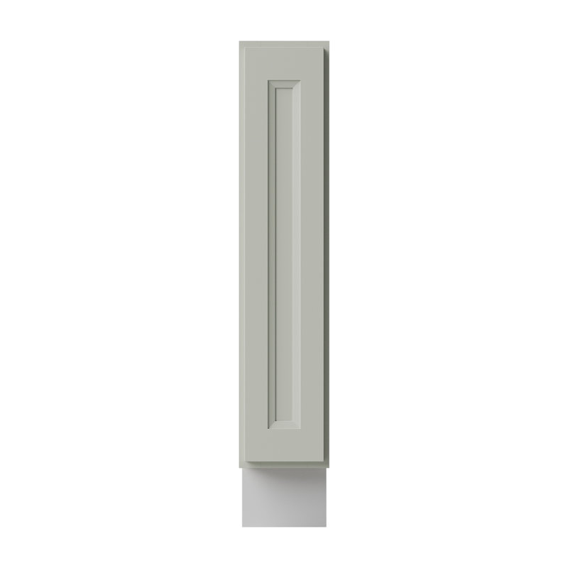 Armoire à épices Base, 6" W x 34.5" H x 24" D, Double shaker Laguna Grey
