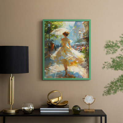 «WOMEN Series DCCCLVII», reproduction encadrée - bois massif