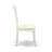 3 Piece Dining Table Set for Small Spaces Contains a Round Dining Room Table with Pedestal and 2 Wood Seat Chairs, Linen White-492057207