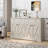 Vintage Sideboard With Two Drawers, Four Doors And X-shaped Design-107401207