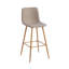 Ensemble de 2 tabourets de bar Corrigan Studio® Eila, revêtement en tissu, pieds en métal-1708279778