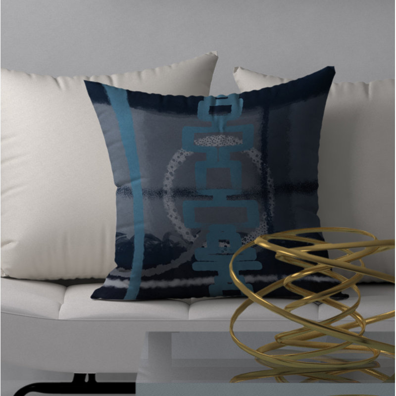  Coussin et housse de coussin carré bref Admirable, 18" x 18"