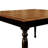 Drevon Black & Antique Counter Height Table Seats 6