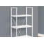 Bibliothèque, bibliothèque, 4 niveaux, H 48 po, bureau, métal-1198085425