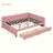 Upholstered Daybed With 2 Storage Drawers-745435111-741380337