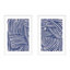 Blue Waves. Set of 2 by Marco Marella for Studio M - Framed Wall Art