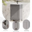 20" W x 15.48" D x 33.29" H Single Bathroom Vanity