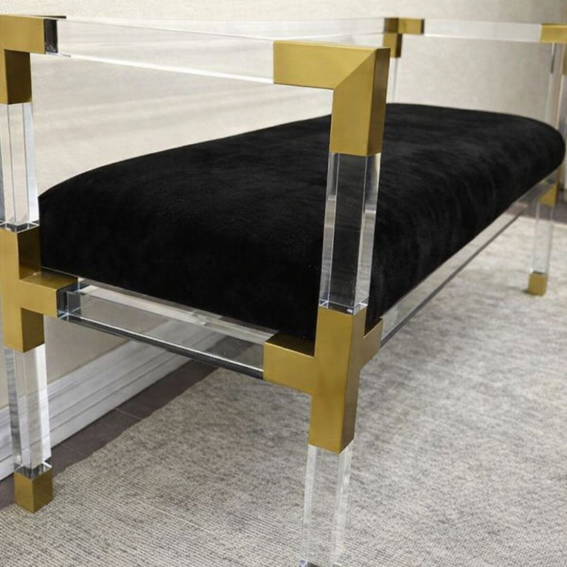 Banc en velours Monroe