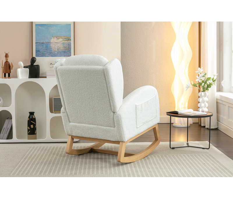 Teddy Rocking Chair, Ivory