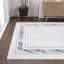 Tapis argenté / bleu Maythel-627302014