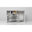 Organisateur d'armoire de cuisine 36 po à 2 niveaux pour plateau tournant