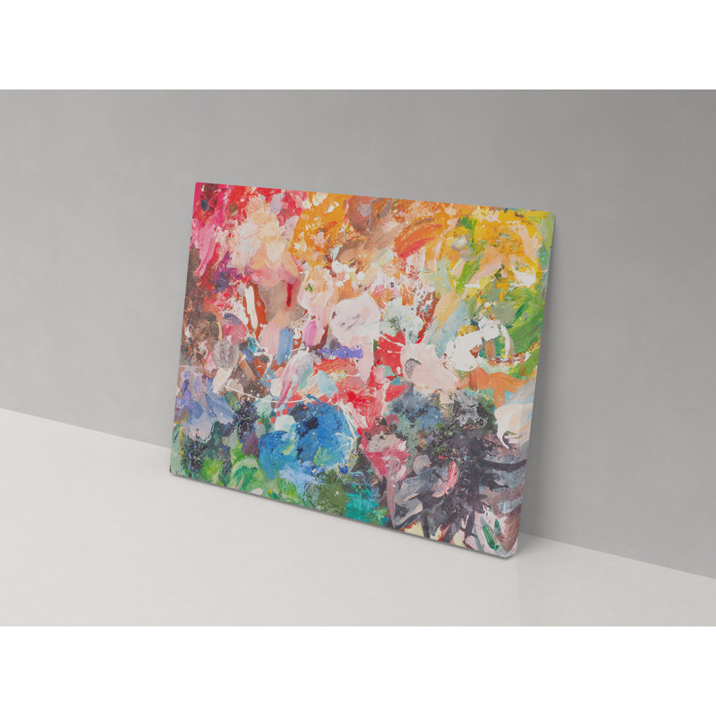 Paint Palette - Wrapped Canvas Painting, 52cm H x 82cm W