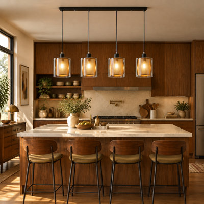 Xiomara 4 - Light Kitchen Island Pendant
