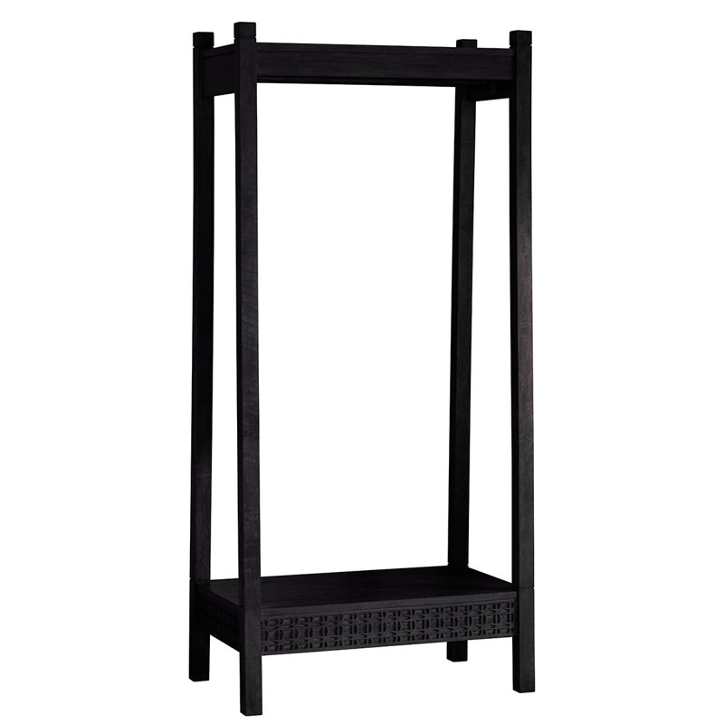 Behling 80cm Clothing Rack, Black Charcoal