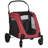 Pawhut Foldable Pet Stroller with Detachable Carrier