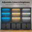 Vitrine moderne avec éclairage intelligent-116233885