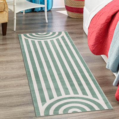 Unique Loom Lines Whimsy Kids Rug