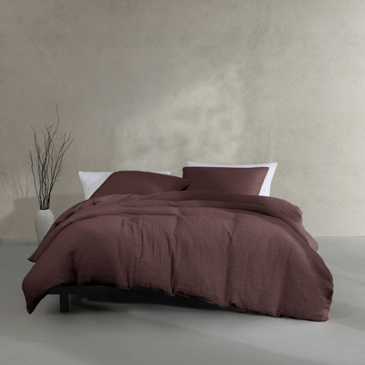 Washed Texture Cotton Duvet Cover Set