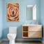 Motif abstrait en spirale avec centre silhouette-907370213-907370218-907370216