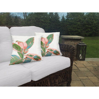 Coussin décoratif d'extérieur Laural Home Plant Life