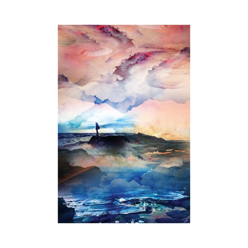 I Dream Deep On A Level by Stoian Hitrov - Wrapped Canvas Painting, 20.32 cm H x 30.48 cm W