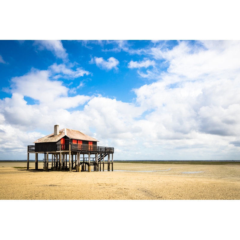 BlackChanquÃ© Hut by Jean-Philippe Navarro - Wrapped Canvas Print, 30cm H x 46cm W x 3.8cm D