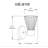 Laclaire 1 Light Wall Sconce - Clear Ribbed Glass-1167270974