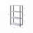 Nypho Antique White & Black Finish Bookshelf-1777196461