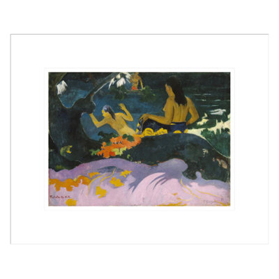 Fatata te Miti (By the Sea) par Paul Gauguin - Estampe numérique encadrée