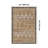 Large Area Rug Anti-Skid Tear-Resistant Floor Mat Vintage Brown Green-1928197151