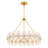 Abigail 6-Light Brushed Gold Pendant Light