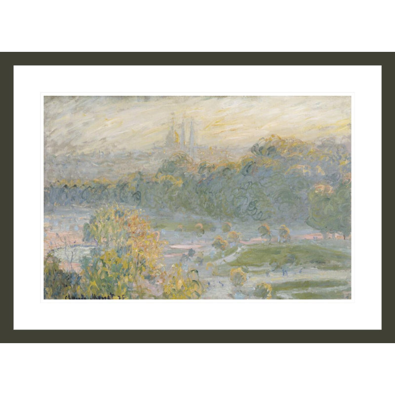 Les Tuileries (étude) par Claude Monet, H 21,73 po x l 29,5 po